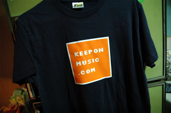キーポンミュージック.com Tシャツ！