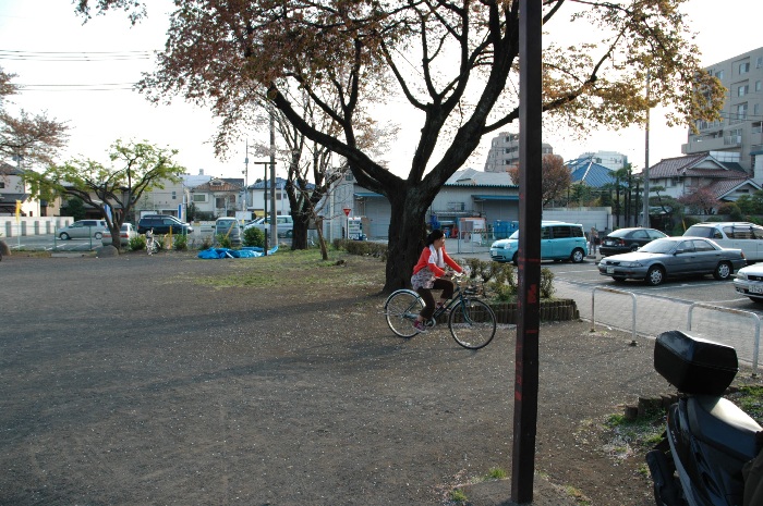 chiemi J on a bike